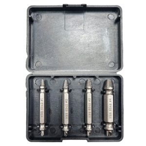 Hand Tool Hss 6542 Double Ended Rusty Broken Nuts and Bolt Remover Stripped Screw <b>Removal</b> Damaged Screw Extractor Insert - Product Image 4
