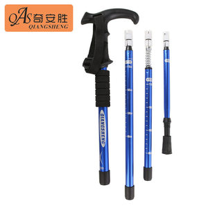 Bâtons de randonnée Qiangsheng en alliage d'aluminium, télescopiques et pliables, pour la marche en plein air, équipement de trekking léger - Product Image 3