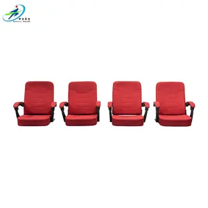 Sports Venues Modern Manufacturer Sale Cheap Theater Seats Customize Commercial Furniture Plastic Seat Food Chair Plastic Tray