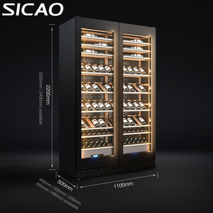 Exquisite Customized Wine Cellar Unit Professional Temperature & Humidity Control 10 Sizes Available <b>Cooler</b> Cabinet Jc-800a - Product Image 2