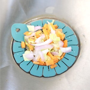 Panier de vidange pour évier de cuisine, filtre en plastique pour restes alimentaires, attrape-déchets, filtre de vidange d'évier - Product Image 5