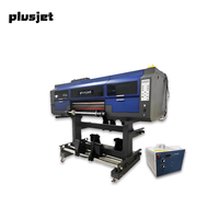 Machine d'impression d'étiquettes en feuille d'or Plusjet 24 "2 en 1 Imprimante à rouleaux PJ-60WA imprimante numérique UV DTF avec plastifieuse