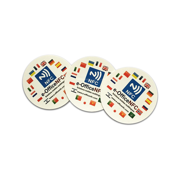 Waterproof Rewritable NFC Mini Tag Customized Hard RFID Card MIFARE Classic EV1 1K Smart NFC Coin Tags for Access Control