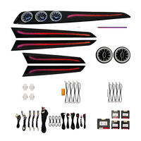 (W204) Lumière d'ambiance dynamique RGB pour Mercedes Benz W204 Classe C 2008-2014, éclairage LED intérieur de voiture avec contrôle par application