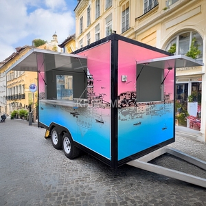 Camion de nourriture rapide de pizza de la Chine chariot mobile de nourriture de crème glacée de nourriture de vente chaude de la Chine - Product Image 4