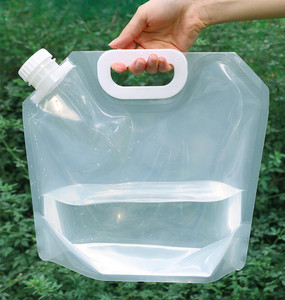 Contenitore d'Acqua Pieghevole Coolwin in PET da 5L con Rubinetto, Maniglia e Coperchio Ermetico per Escursioni, Picnic e Uso Domestico - Product Image 4