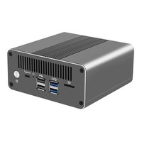 Zynshield AMD Ryzen PC Mini industri, ZIPC20DC 4x25GbE LAN temperatur lebar-10-70C DDR4 NVMe mendukung