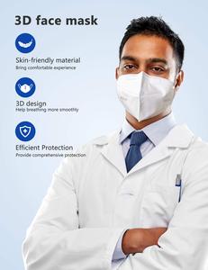PPE K95 Mặt Nạ Dùng Một Lần Mặt Nạ 5 Lớp FFP2-KN95 Kn95 Lọc Đánh giá Dust Chặn Mascarilla Desechable Cho Người Lớn - Product Image 5