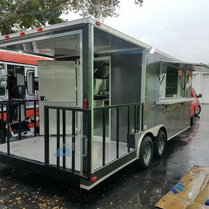 รถขายอาหารเคลื่อนที่ราคาโรงงานจีน ปี 2024 รถพ่วงขายอาหารริมทางแบบใหม่ พร้อมระเบียง บาร์บีคิว และเตารมควัน - Product Image 6