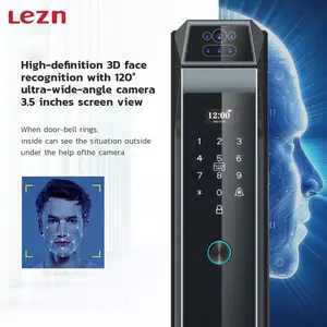 LEZN R8 Заводская розетка лучшее Интеллектуальное распознавание лица по отпечаткам пальцев усовершенствованная Настройка смарт-замки
