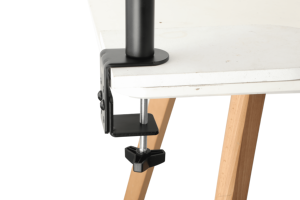 Nhà máy OEM ODM Máy tính để bàn đứng <span class=keywords><strong>LCD</strong></span> ba cánh tay màn hình đứng gắn Max vesa100 * 100 Max 8KGS văn phòng máy tính khung màn hình - Product Image 2