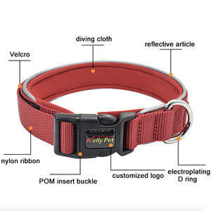 Yansıtıcı evcil hayvan tasmaları rahat yastıklı sap tasmalar naylon dayanıklı köpek tasmaları tasmalar - Product Image 4