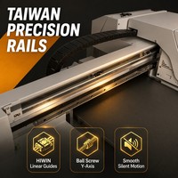 Impresora UV Plana Industrial Compacta 4060 con Cabezales Dobles I1600, Plataforma de Adsorción por Vacío, Alta Precisión, Rápida, para Cuero, Flex y Huevo