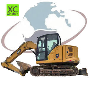 Mini-excavatrices sur chenilles hydrauliques d'occasion de haute qualité Caterpillar 307.5 308CR 308 E2 de 7,5 tonnes avec pince à griffes et marteau perforateur - Product Image 1