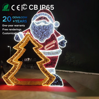 Échantillon Gratuit - Arche Lumineuse LED Multicolore IP67 Télécommandée Style Traîneau - Installation Facile - Décoration Extérieure pour Noël