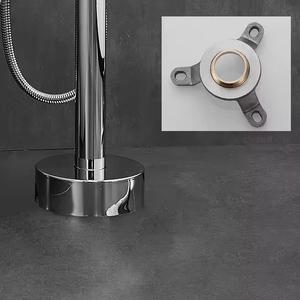 Meistverkaufter Moderner Badezimmer-Duscharmatur mit Doppelgriff, Polierter Oberfläche, Luxuriöser Chrom-Wasserfall-Badewannenmischer - Product Image 3