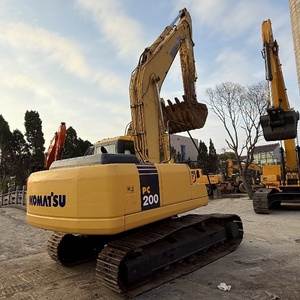 Gran descuento, excavadora sobre orugas Komatsu Original usada, peso operativo de 20 toneladas, construcción de bomba de Motor Isuzu - Product Image 1