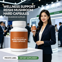 Soutien bien-être : Capsules dures de champignons Reishi