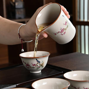 Juego de Té Kung Fu de Cerámica Retro de 10 Piezas, Caja de Regalo Completa, Regalo Empresarial, Año Nuevo Chino - Product Image 2