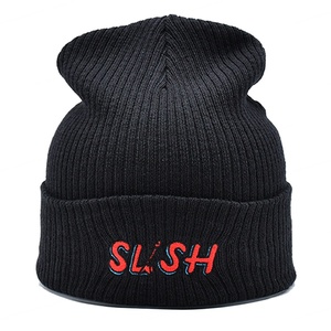 Nouveau design, logo personnalisé, bonnet d'hiver en tricot, vente en gros, bonnet unisexe en coton chaud et doux pour le ski - Product Image 1