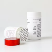 100ml 150ml 300ml PET-Injektion Recycelbare PCR-Kunststoff-Wildmund kapseln Dosen Behälter Pille Tablette Verpackungs flasche