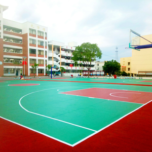 Revêtement de sol en caoutchouc INOLP, surface sportive antidérapante intérieure et extérieure pour basketball, badminton, adhésif en silicone polyuréthane - Product Image 1