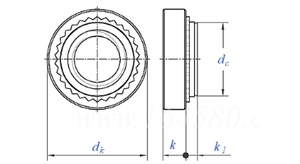 Écrous de sécurité <span class=keywords><strong>antivol</strong></span> à trois ailettes YPH M5 M6 M8 - Product Image 6