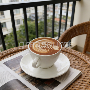 จานรองแก้วกาแฟลาเต้อาร์ต รุ่นพลาสติก ลายหัวใจ เป็นมิตรกับสิ่งแวดล้อม สำหรับจัดแสดงในร้านกาแฟ ถ่ายภาพอาหาร ใช้ในครัว - Product Image 2