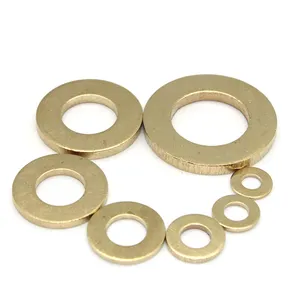 Wholesale Flat Washer DIN125 Large Brass Black Spring Steel Star Lock M4 M5 M6 M10 M14 Sizes 5mm 100% Inspection Copper Material