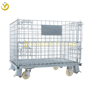 Gabbia di Carico in Acciaio Yilian-1000kg, Accessorio per Carrello Elevatore, Contenitore in Filo Metallico Verniciato a Spruzzo, Materiale Metallico OEM - Product Image 4