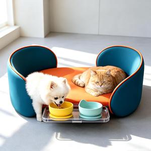 Cama Elevada para Perros, Impermeable y Lavable, Cama Ortopédica de Lujo para Mascotas con Marco de Acero para Interiores y Exteriores - Product Image 1