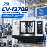 Centre d'usinage vertical CNC robuste XINSHUO 3 axes FANUC BT50 30 outils ATC, positionnement 0,012 mm, fraiseuse CV-1370B