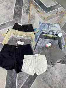 Shorts Oxford para Mujer al por Mayor, Varios Estilos, Estilo Spicy Girl, Casuales de Verano, Transpirables, con Flores Bordadas, Corte Regular, para Mujeres de Talla Grande - Product Image 4