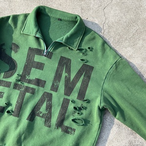 Sweat-shirts courts en molleton de coton épais pour hommes, personnalisables, effet délavé, coupe oversize, avec fermeture éclair quart de tour, par le fabricant - Product Image 5