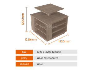 Estanterías Metálicas Negras de Doble Cara para Góndolas de Supermercado - Product Image 6