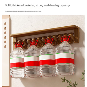 מפתח פסנתר קיר מותקן מעיל קיר-חיסכון קיר לחדר שינה ומעיל כניסה מחסן לכובע - Product Image 4