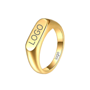 Wanita 4MM cincin polos cor lebar keren elegan jenis perhiasan yang langka populer di antara modis yang dibuat dari baja tahan karat - Product Image 2
