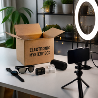 Boîte Mystère Rare Aléatoire 5 Pièces Peut Contenir Smartphone, Tablette, Montre Connectée, Écouteurs TWS, Appareil Photo - Boîte Mystère Électronique pour Revente