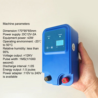 Pengisi Daya Pagar Listrik Mini 1.5J, Sistem Pagar Listrik Pulsa Energi Tinggi untuk Peternakan Hewan Besar, Kuda, Sapi