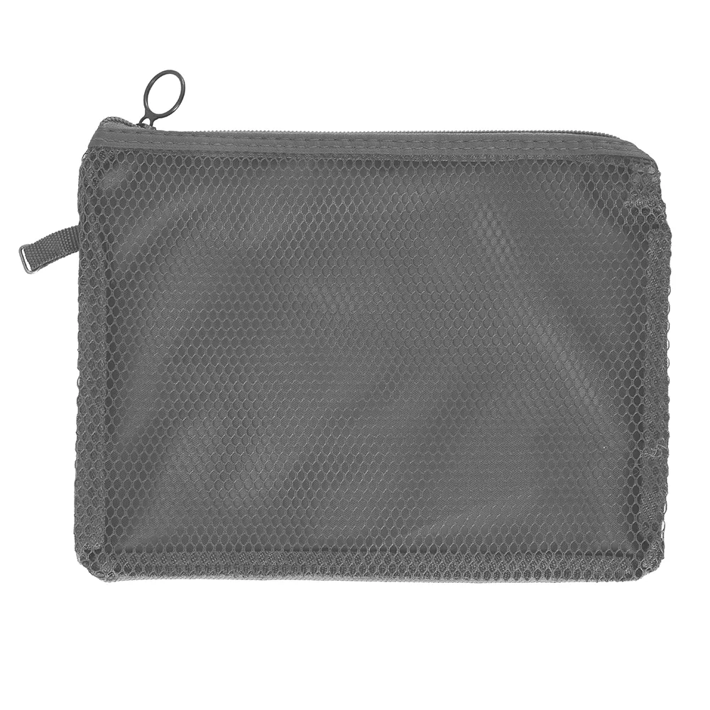 Custom Zippered Ripstop Utility Mesh Carry All Bag Travel Cosmetic Toiletries Pouch Bag Set Multi Functional Pencil Pouch Case