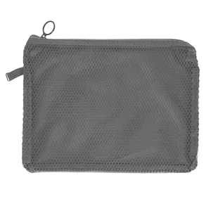 Custom Zippered Ripstop Utility Mesh Carry All Bag Travel Cosmetic Toiletries Pouch Bag Set Multi Functional Pencil Pouch Case