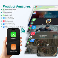 Oferta Especial: Kit de Actualización GPS Inalámbrico Portátil CARUPEZ para Carplay, Módulo de Interfaz Multimedia para Audi A8 2010-2017, Plug and Play, Linux Dual