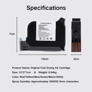25.4Mm Tij Hộp Mực Nhanh Khô Độ Bám Dính Cao Công Nghiệp Phổ Tự Động Nhãn Nhiệt Máy In Phun Cầm Tay Máy In - Product Image 6