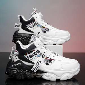 Sepatu ayah sol tebal high-top kasual, cocok untuk l students.<span class=keywords><strong>ca</strong></span> kelas sedang - Product Image 2