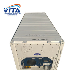 Brand New 20ft Reefer Shipping <b>Container</b> ISO Standard 20RF <b>Refrigerated</b> <b>Container</b> with Carrier Thermo King Unit - Product Image 2