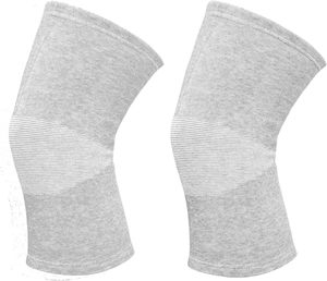 Ginocchiera Compressiva Traspirante per Fitness, Corsa, Ciclismo, Basket, <span class=keywords><strong>Pallavolo</strong></span>, Protezione Termica con Carbone di Bambù - Product Image 1