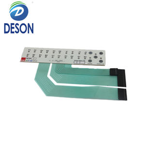 Superposición gráfica de membrana ignífuga personalizada Deson con teclado de superposición de etiquetas de policarbonato de ventana transparente para Decoración - Product Image 2