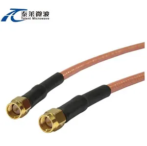 6GHZ MIL-C-17 Coax Cable Coaxial RG400 with SMA Connectors