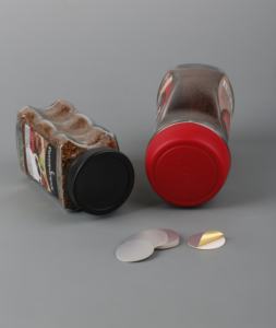 하이 퀄리티 프리 왁스 인덕션 열 또는 접착 알루미늄 호일 씰 라이너 와드 씰링 커피/초콜릿 스프레드/땅콩 버터 - Product Image 4