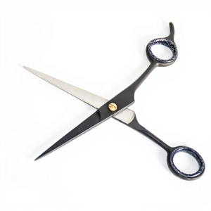 Ciseaux de coiffeur en acier inoxydable à bord tranchant avec design léger à long manche pour une utilisation quotidienne en salon Style japonais professionnel - Product Image 1
